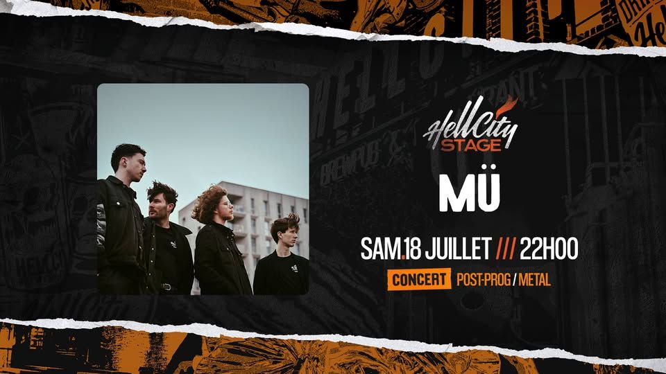Affiche de MÜ (Post Prog / Post Metal) en concert à Clisson (44)