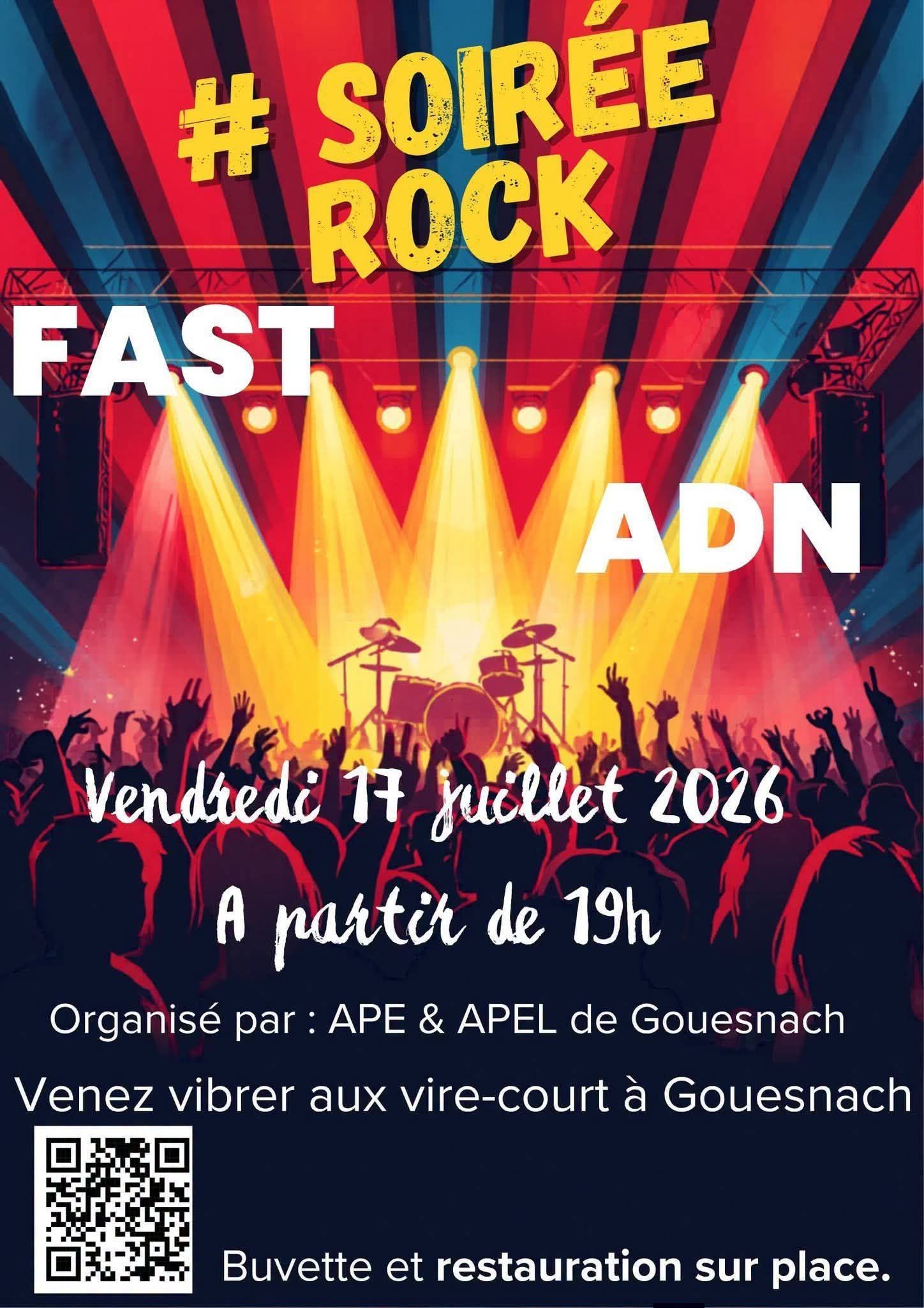 Affiche de Fast (Heavy Rock) en concert à Gouesnach (29)