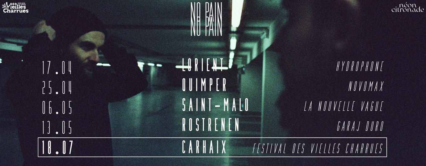 Affiche de No Pain No Pain (Post Rock/Electronique/Instrumental) en concert à St Malo (35)