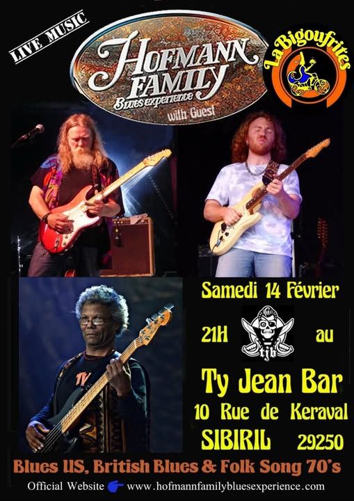 Affiche de Hoffman Family Blues Experience en concert à Sibiril (29)