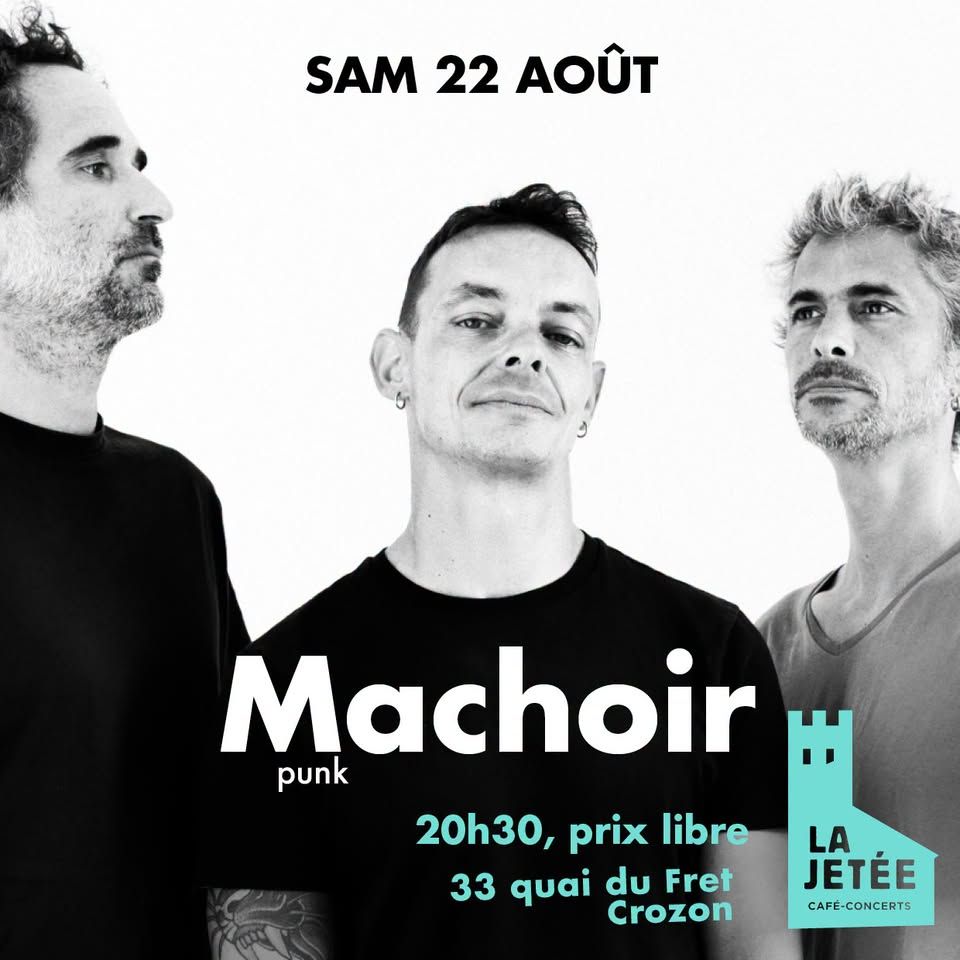 Affiche de Machoir (Rock Alternatif) en concert à Crozon (29)