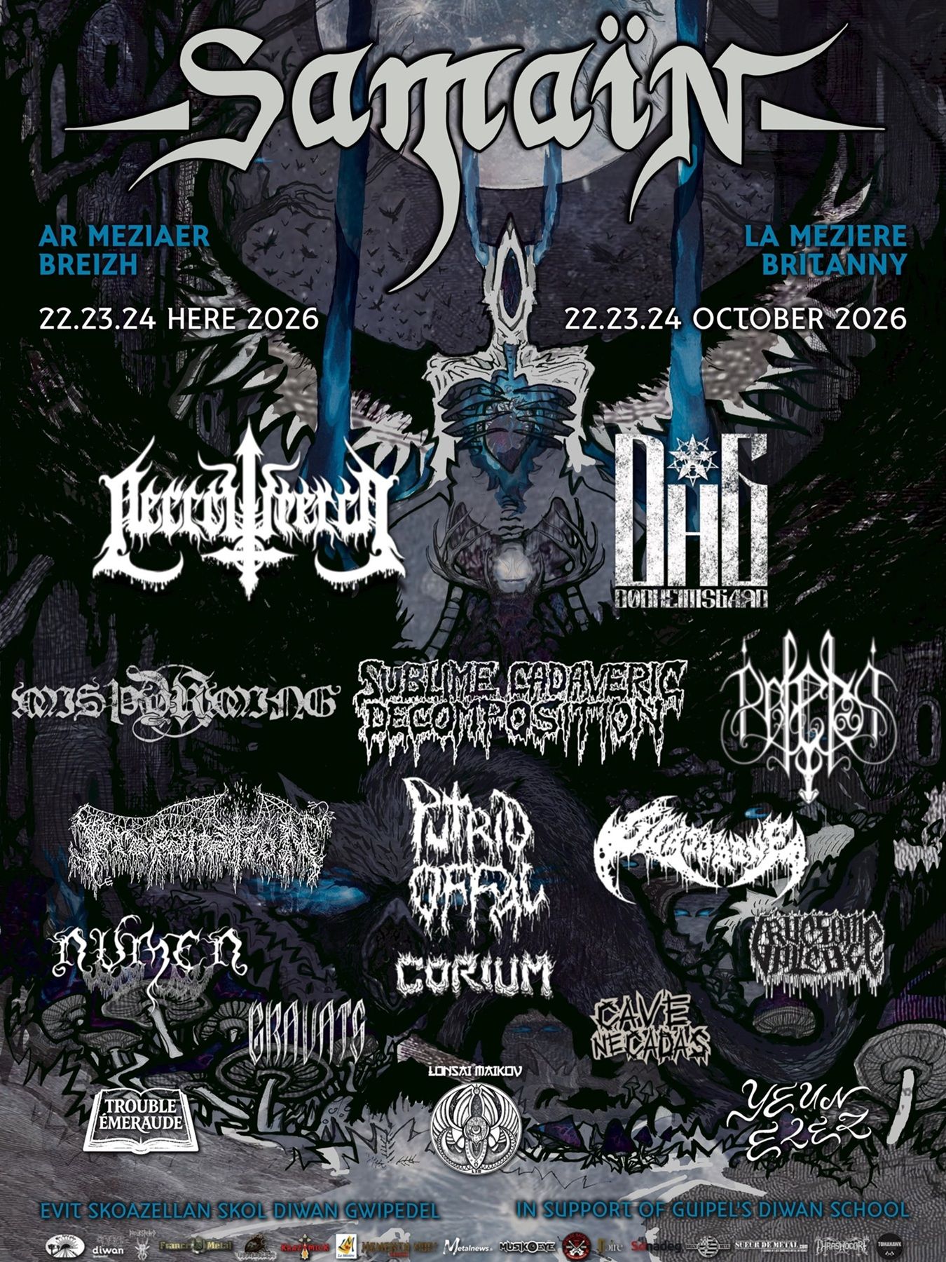 Affiche du Samain Fest