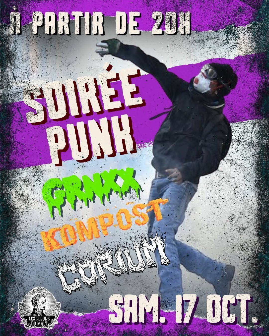 Affiche de GRNXX / Kompost / Corium en concert à Nantes (44)