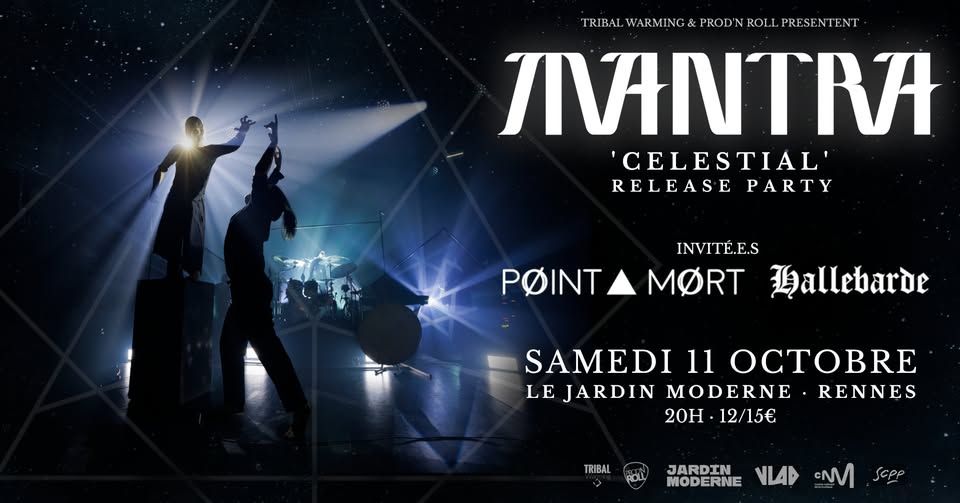 Affiche de Release Party de l'album Celestial de Mantra à Rennes (35)