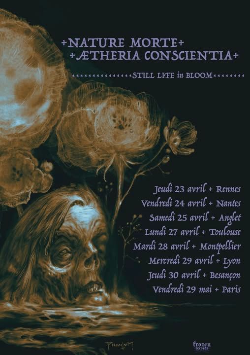 Affiche de Nature Morte / Aetheria Conscientia en concert à Nantes (44)