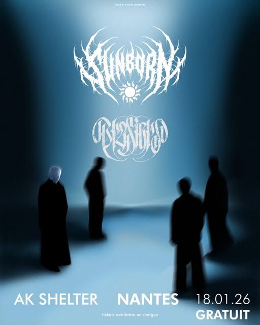 Affiche de Soirée Metalcore / Hardcore avec Sunborn et Brasiers à Saint-Herblain (44)