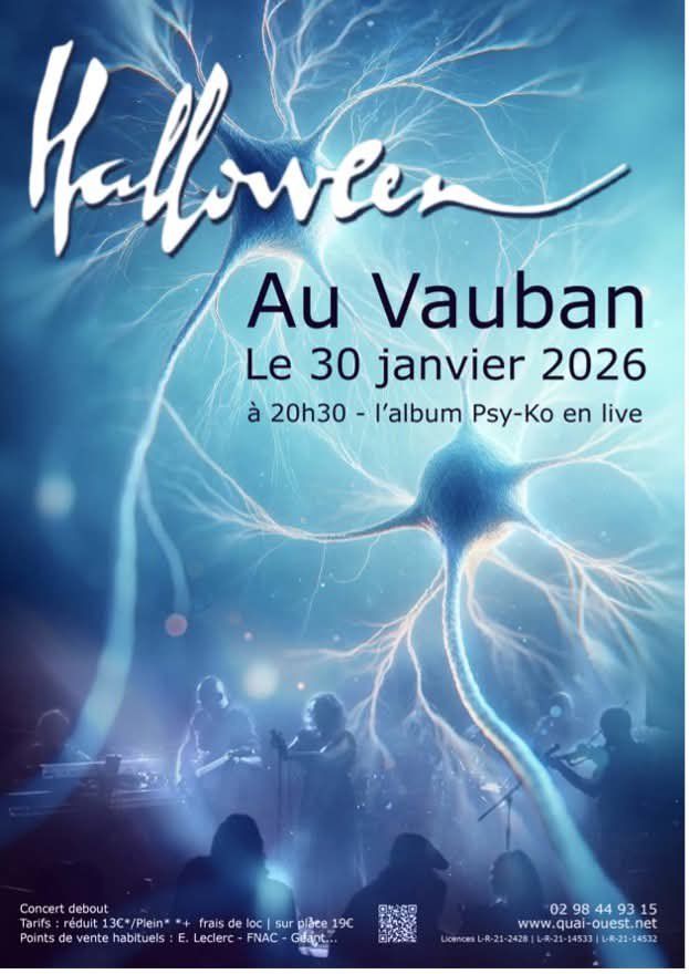Affiche de Halloween (Rock Progressif) : release party du nouvel album à Brest (29)