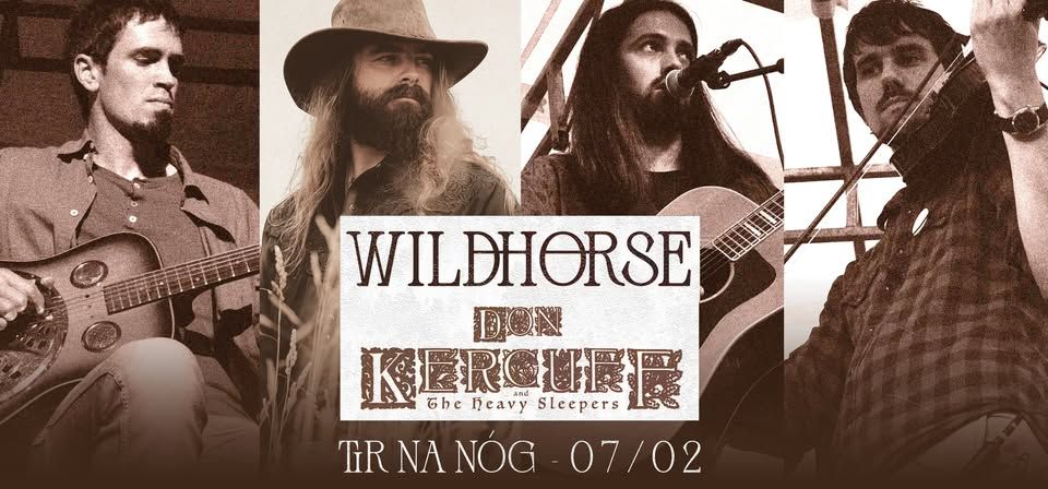 Affiche de Wild Horse (Dark Country/Folk Rock) et Don Kercuff (Folk / Country / Blues) en concert à Brest (29)