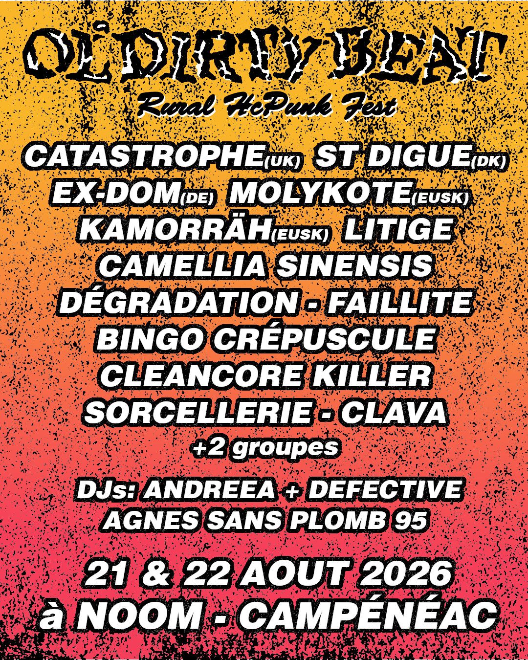 Affiche de Ol'Dirty Beat Festival à Campénéac (56)
