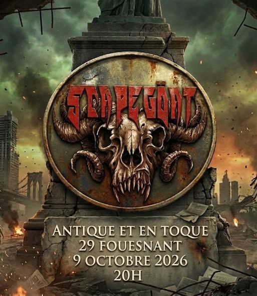 Affiche de Scapegöat (Heavy Rock) en concert à Fouesnant (29)