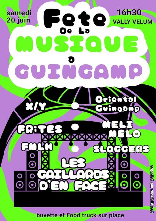 Affiche de Sloggers (Metal alternatif) / Full Moon Little House (Alternatif Rock/Post Rock) en concert à Guingamp (22)