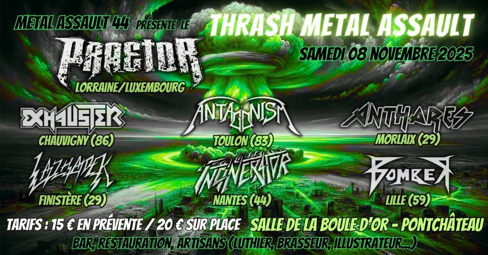 Affiche de Thrash Metal Assault (Pontchâteau - 44)