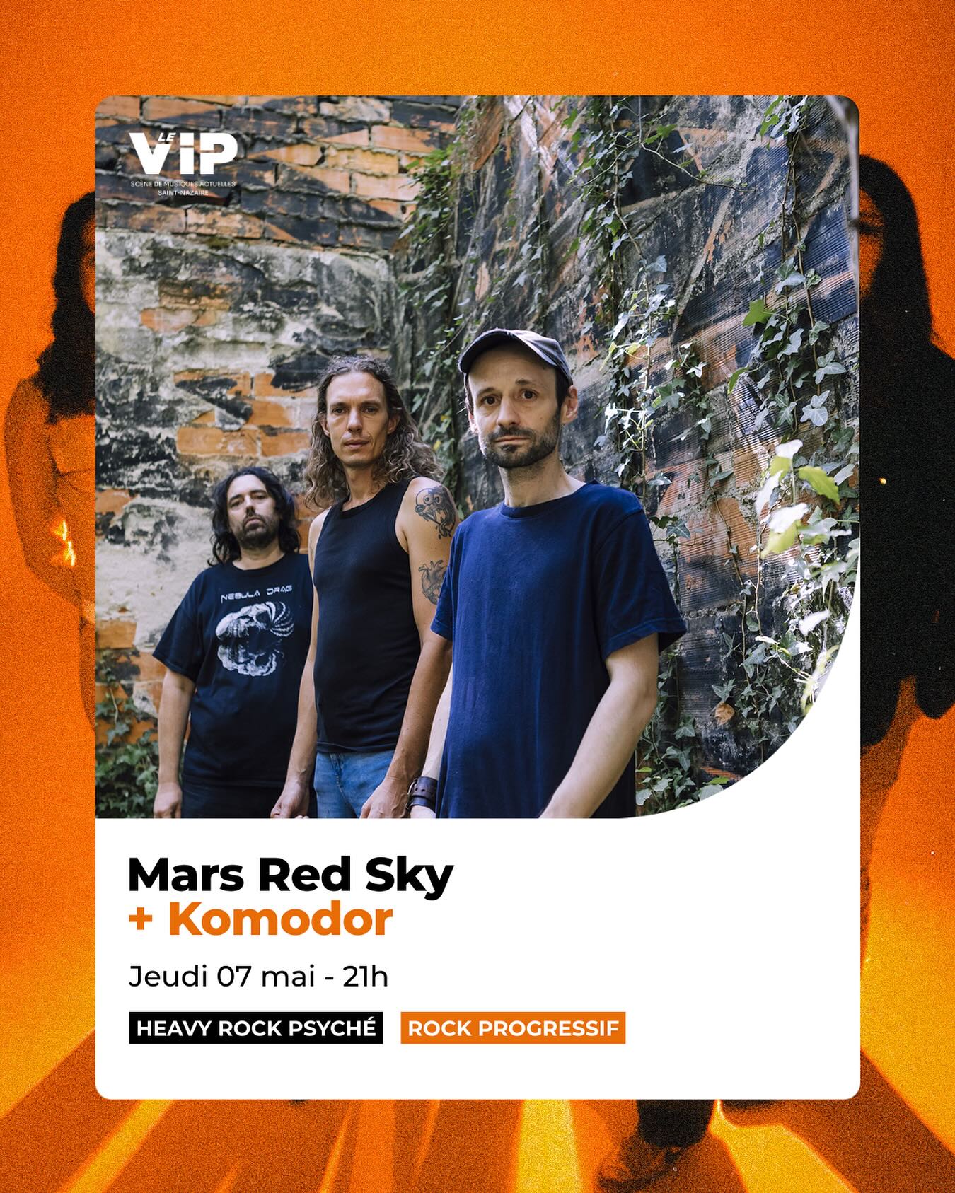 Affiche de Mars Red Sky / Komodor en concert à St Nazaire (44)