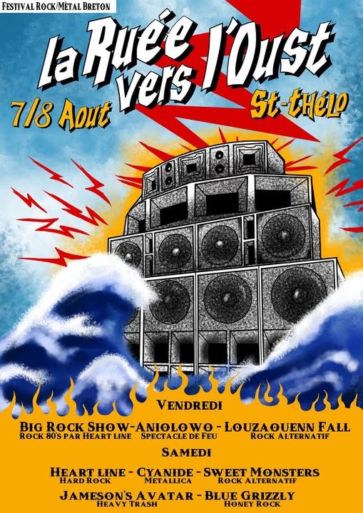 Affiche de Festival (Rock/Metal) La Ruée vers l'Oust à St Thélo (22)
