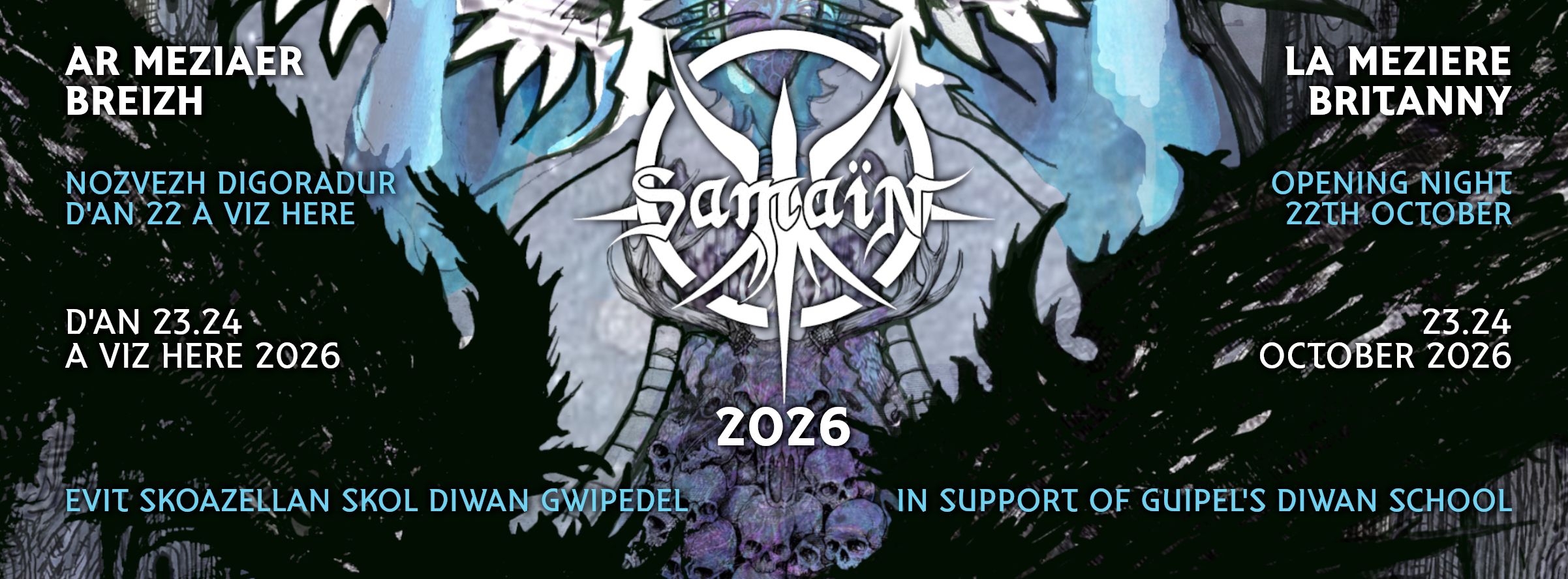 Affiche de Samain Fest 2026 à La Mézière (35)