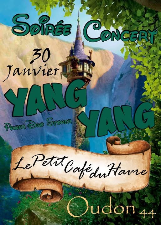 Affiche de Yang Yang (Stoner/Rock Garage) à Oudon (44)