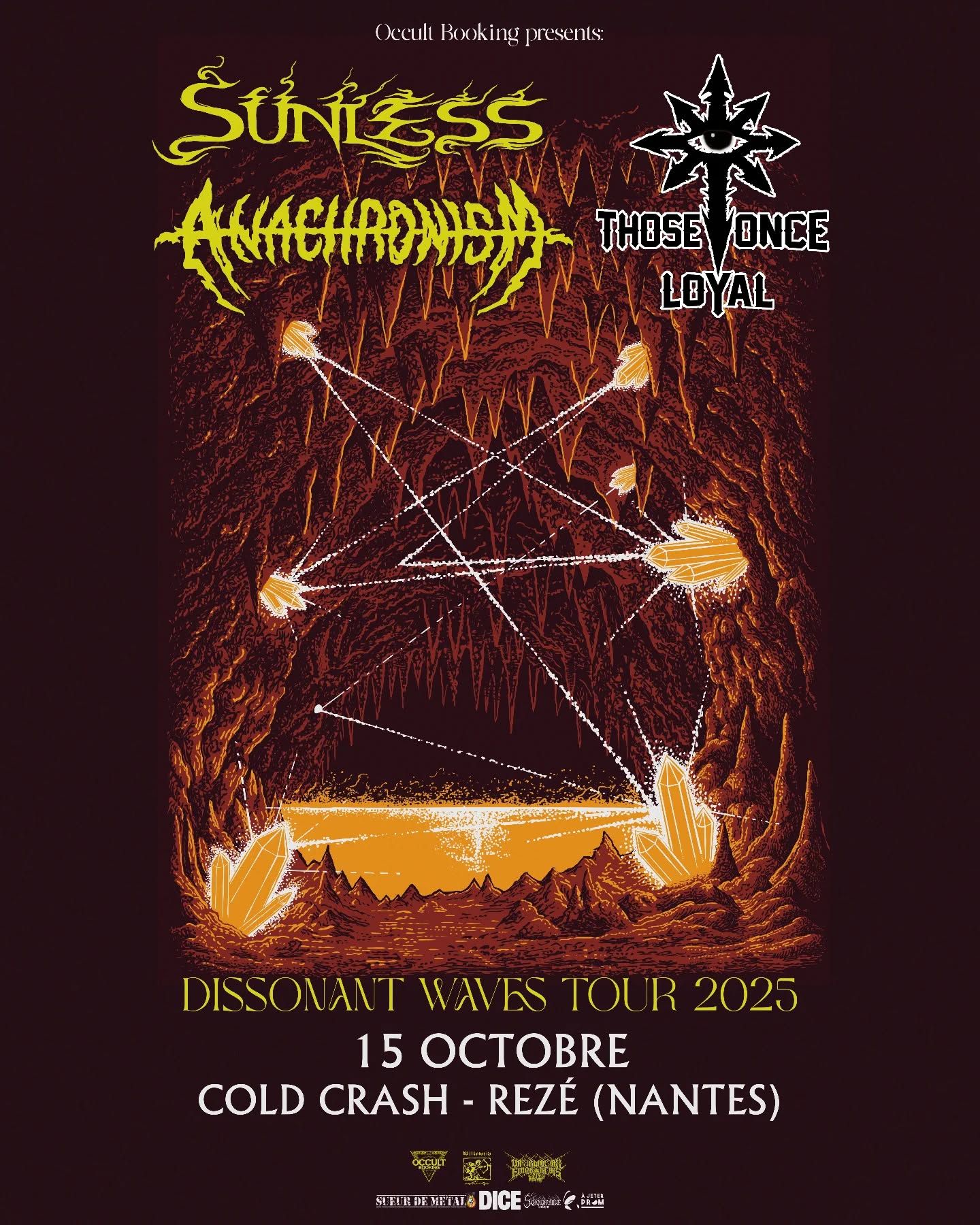 Affiche de Dissonant Waves Tour 2025 à Rezé (44)