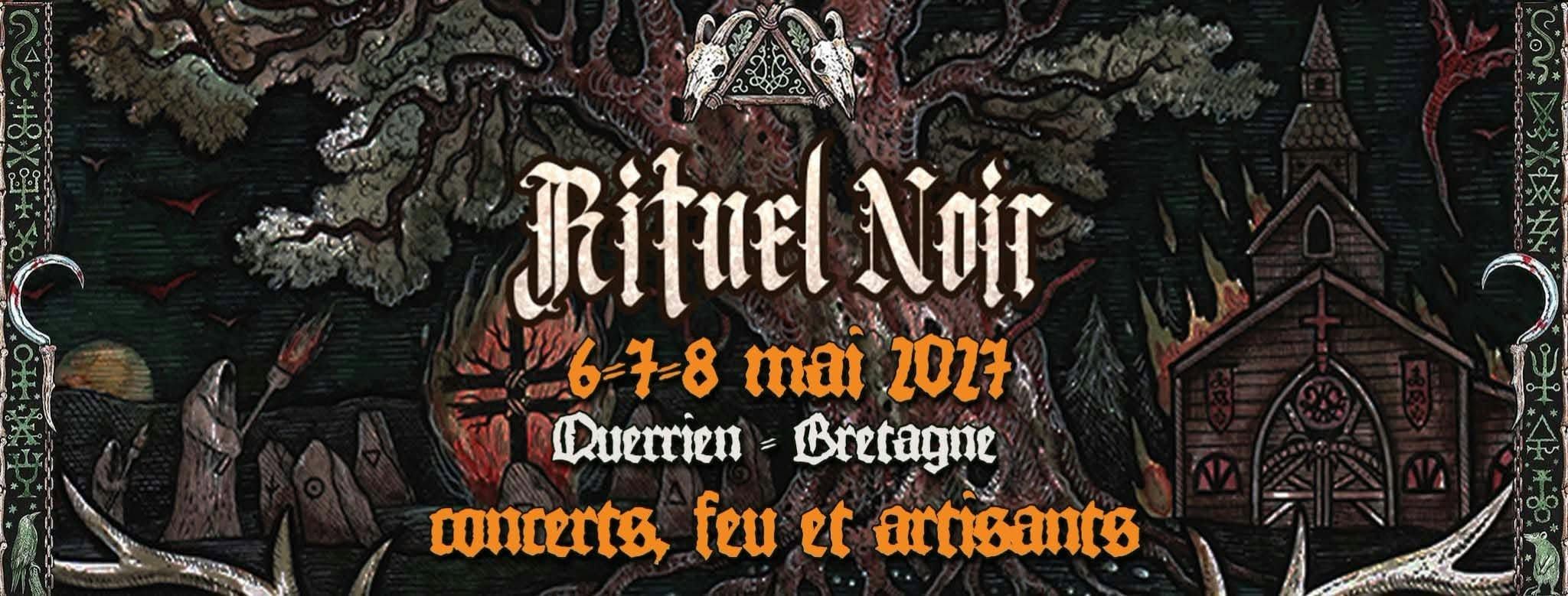 Affiche de Festival Rituel Noir #2 à Querrien (29)