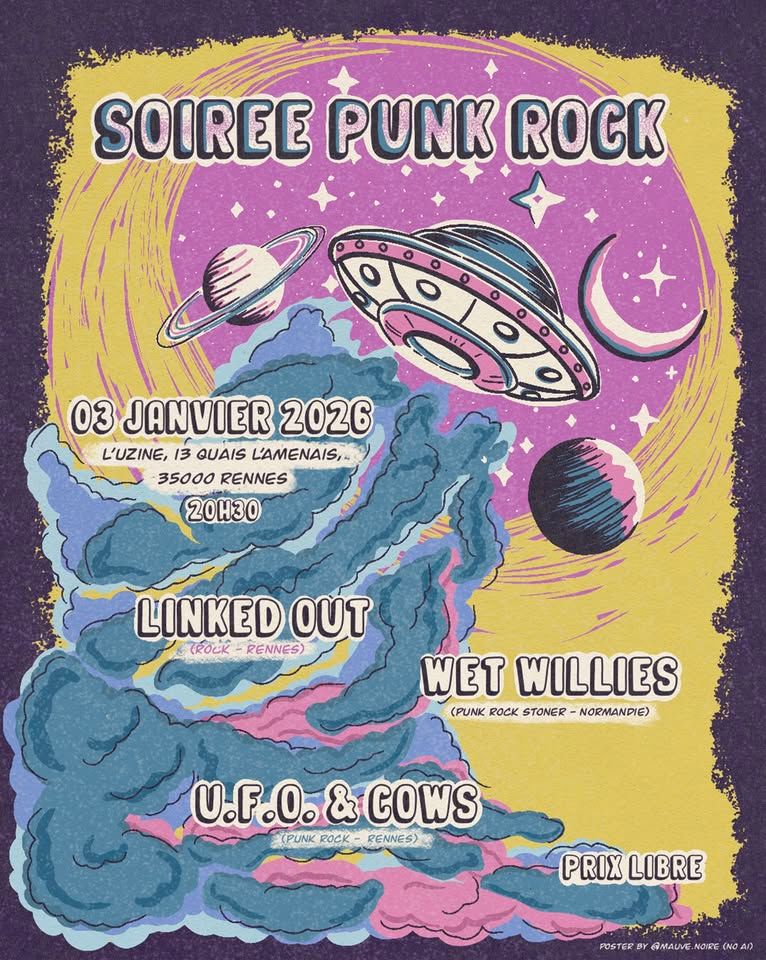 Affiche de Concert Punk Rock / Rock à Rennes (35)