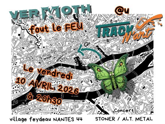 Affiche de Vermoth (Groove Metal/Thrash/HxC) en concert à Nantes (44)