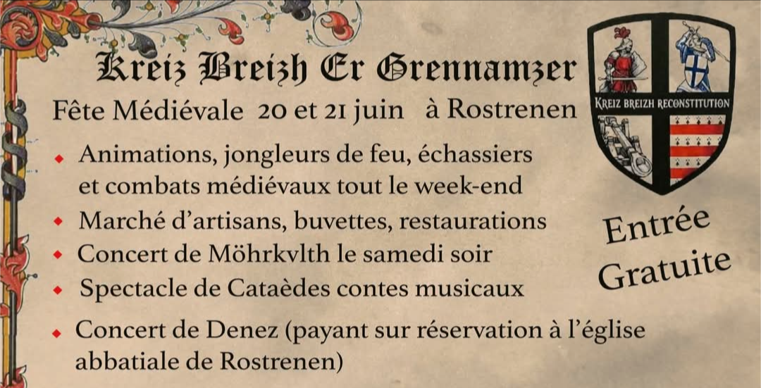 Affiche de Möhrkvlth (Black Metal) en concert à Rostrenen (22)
