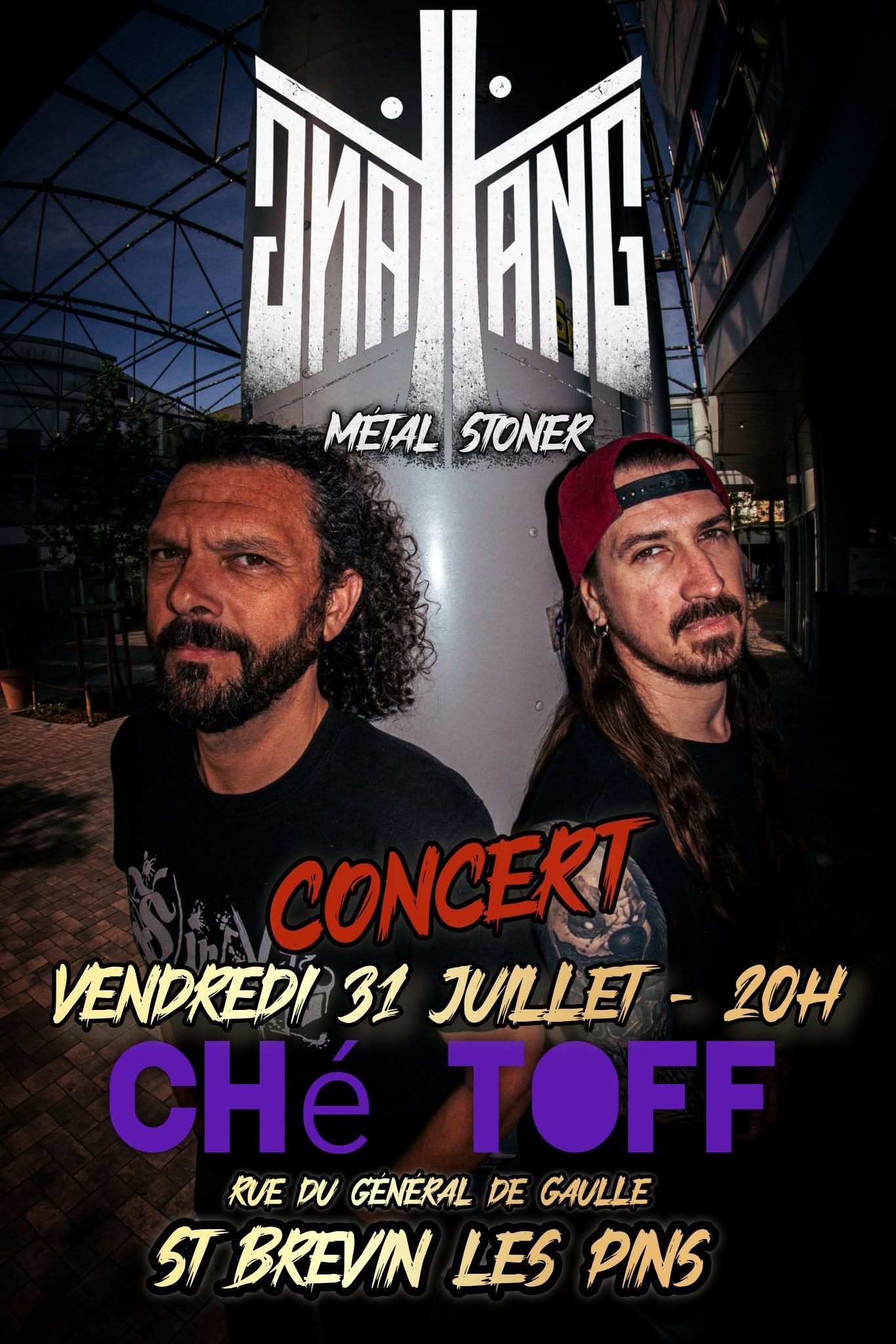 Affiche de Yang Yang (Stoner/Rock Garage) live à St Brévin les Pins (44)