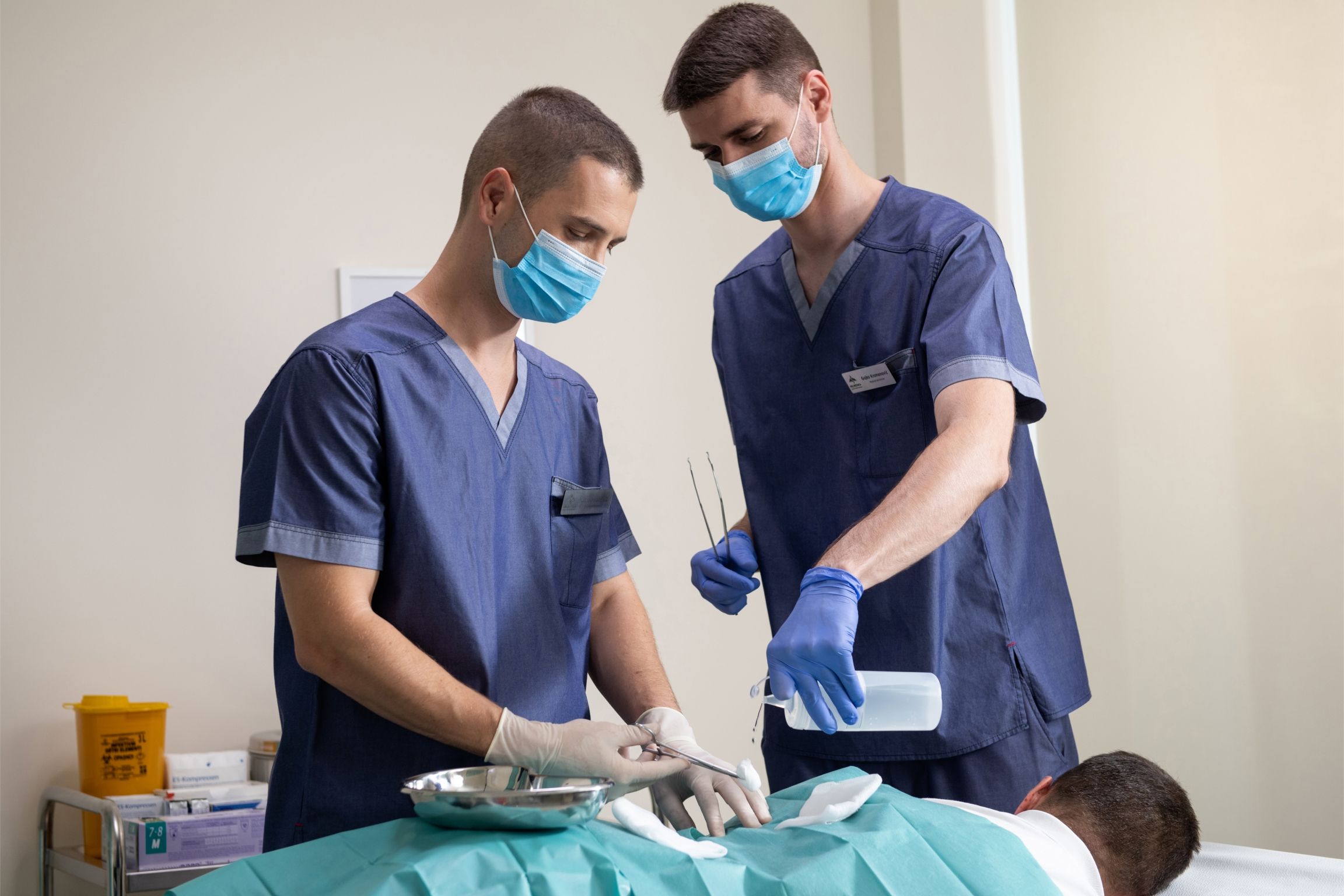 Back surgery procedure