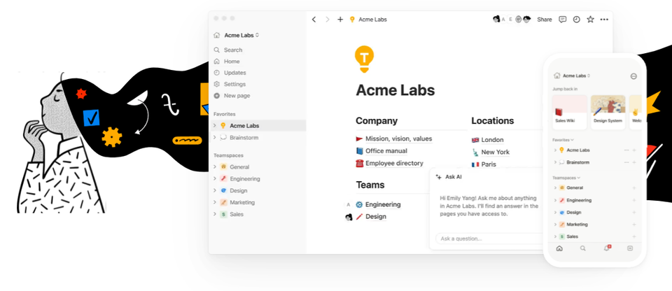 Tableau de choix pour un outil de documentation