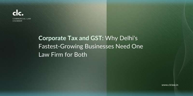 Corporate Tax and GST: Why Delhi's Fastest-Growing Businesses Need One Law Firm for Both