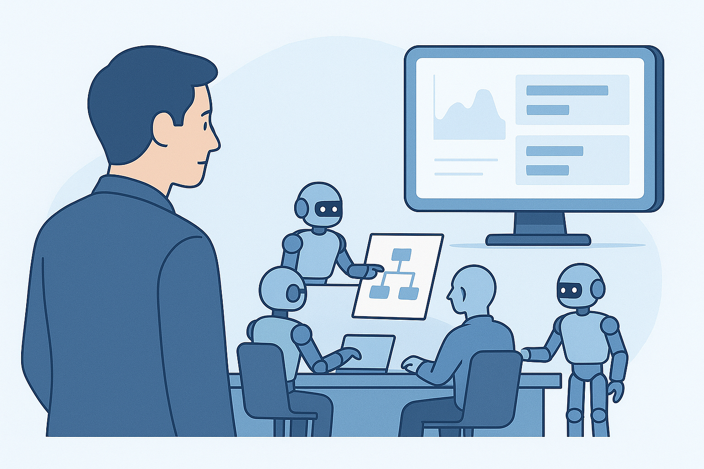 Level 3: Supervised (AI Works, Human Monitors and Intervenes)