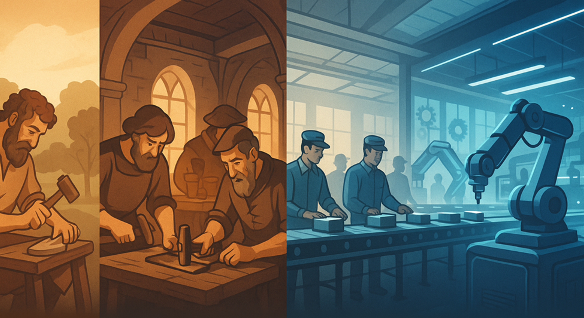 How Manufacturing Scaled: The Four Eras