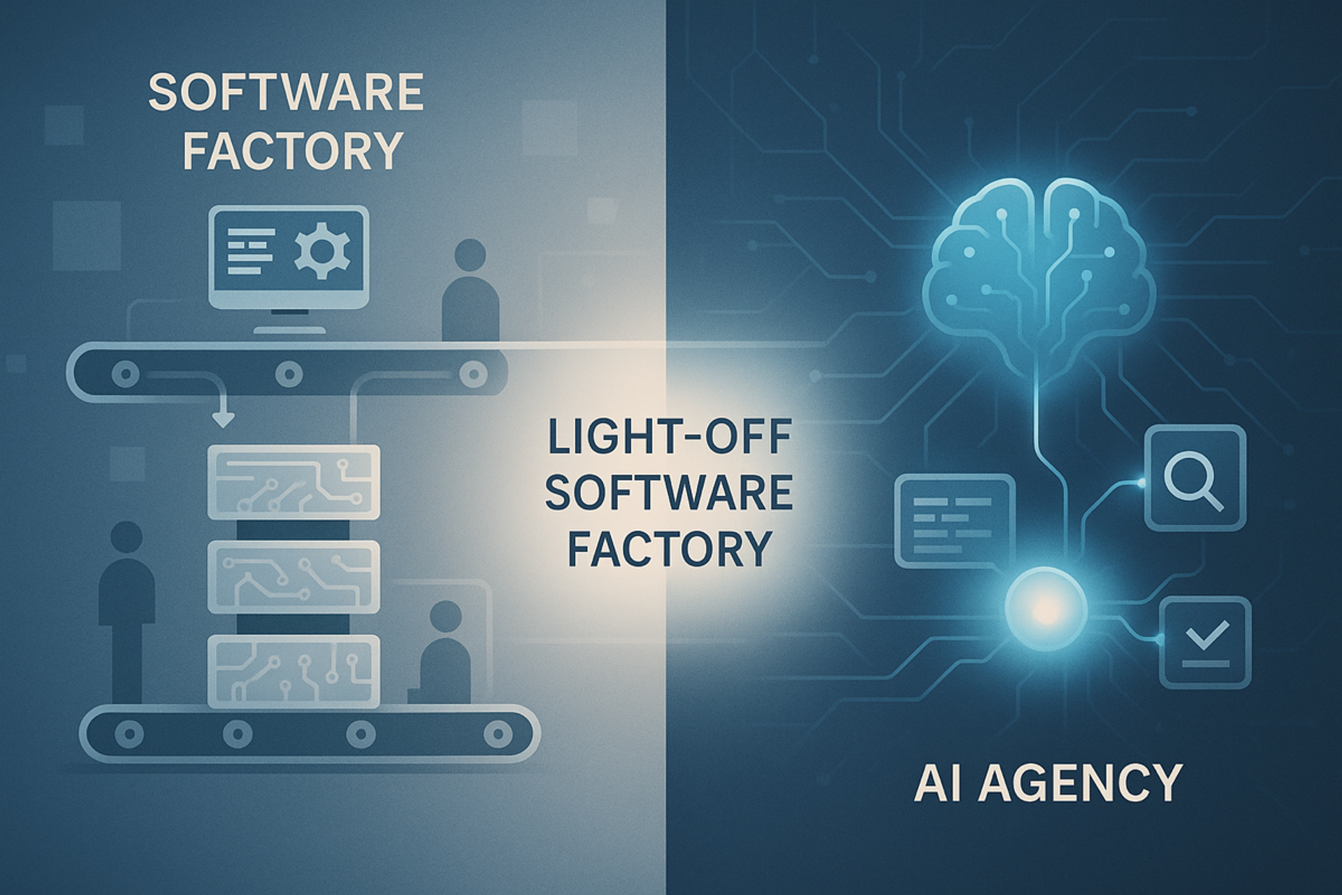 Software Factory and AI Agency: Two Sides of the Same Coin