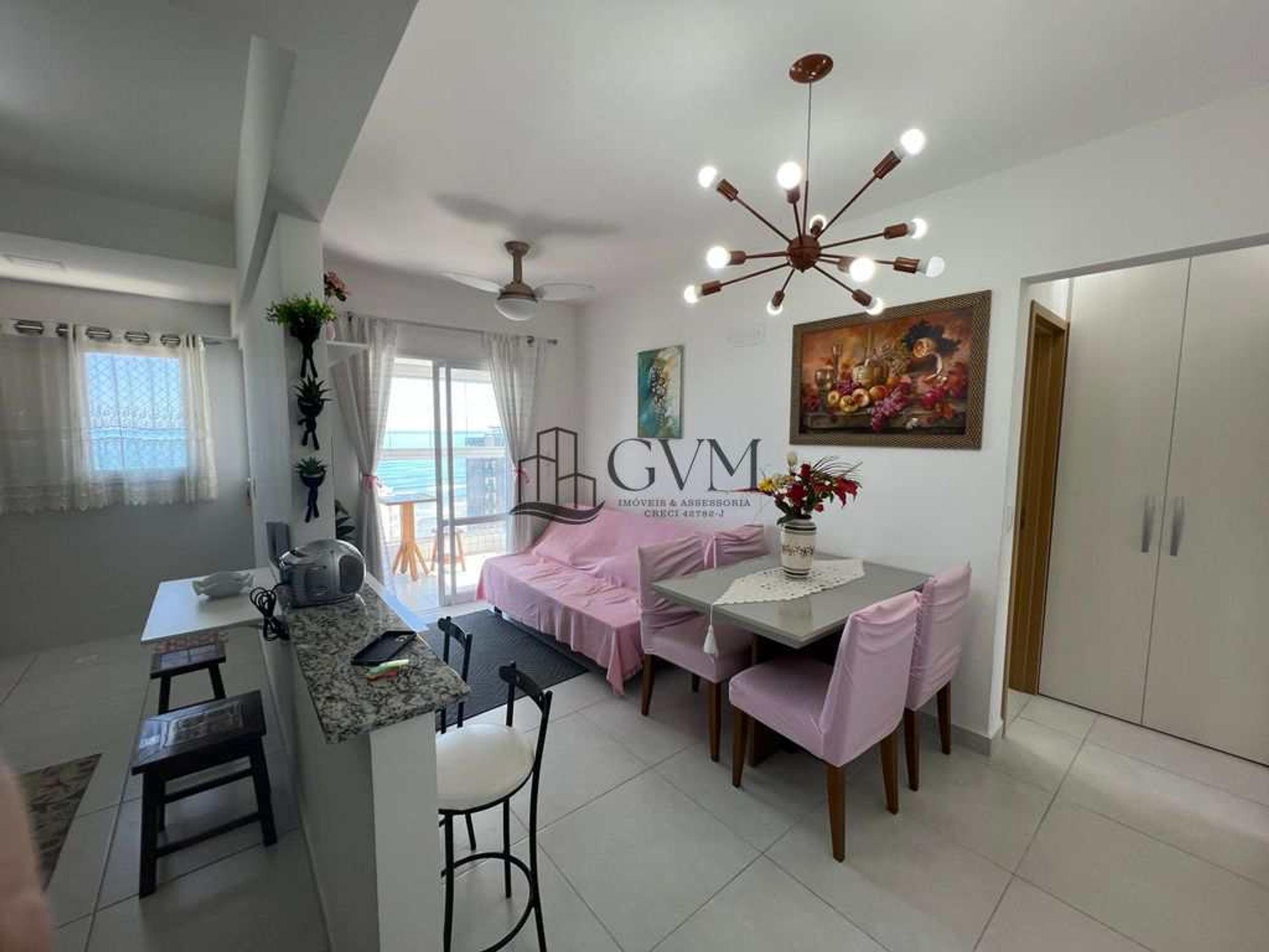 Foto 7 do imóvel Apartamento com 1 quarto vista mar á venda no Caiçara em Praia Grande