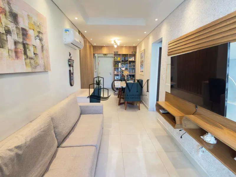 Interior do imóvel Apartamento com 2 quartos, Canto do Forte, Praia Grande