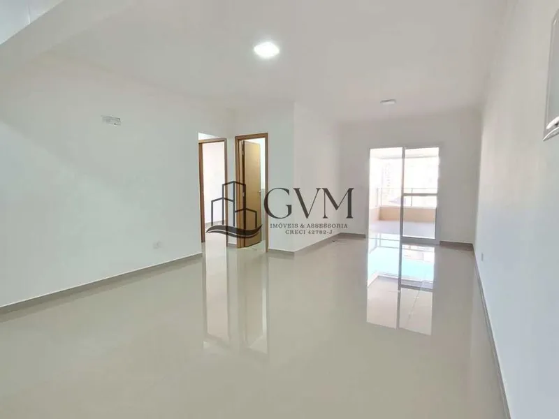 Interior do imóvel Apartamento com 3 quartos sendo suítes - Canto do Forte - Praia Grande/SP