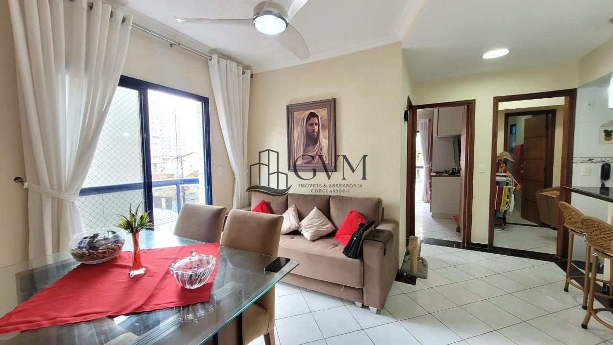 Foto do imóvel Apartamento com 2 quartos sendo uma suíte - Tupi - Praia Grande/SP em Tupi, Praia Grande