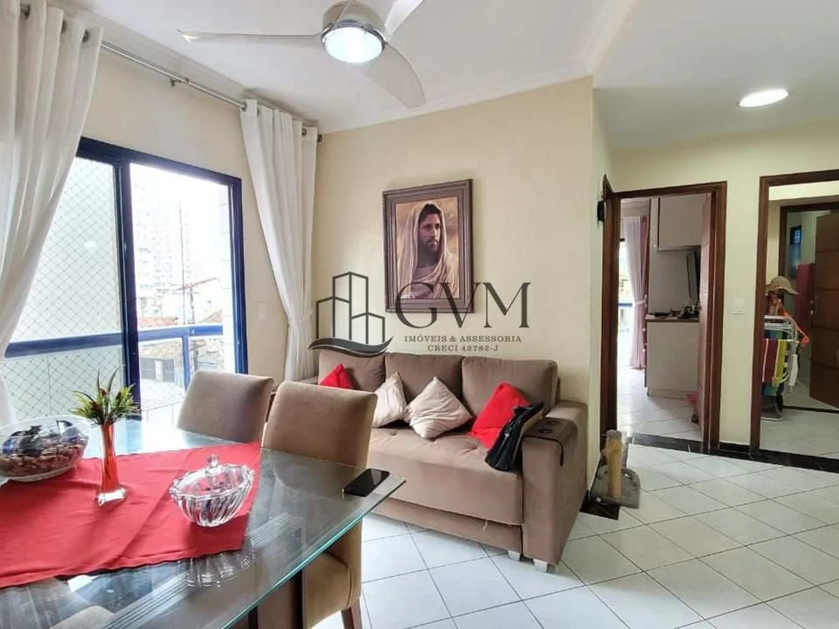 Foto principal do imóvel Apartamento com 2 quartos sendo uma suíte - Tupi - Praia Grande/SP em Tupi