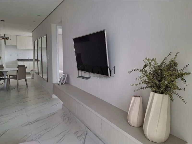 Interior do imóvel Apartamento com 2 quartos, Guilhermina, Praia Grande