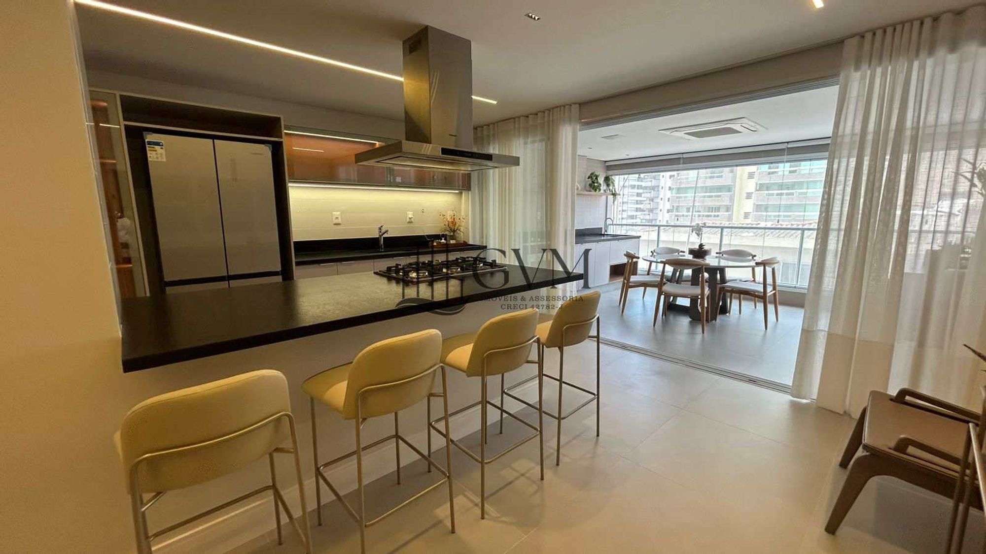 Ambiente do imóvel Apartamento com 3 quartos, Canto do Forte, Praia Grande