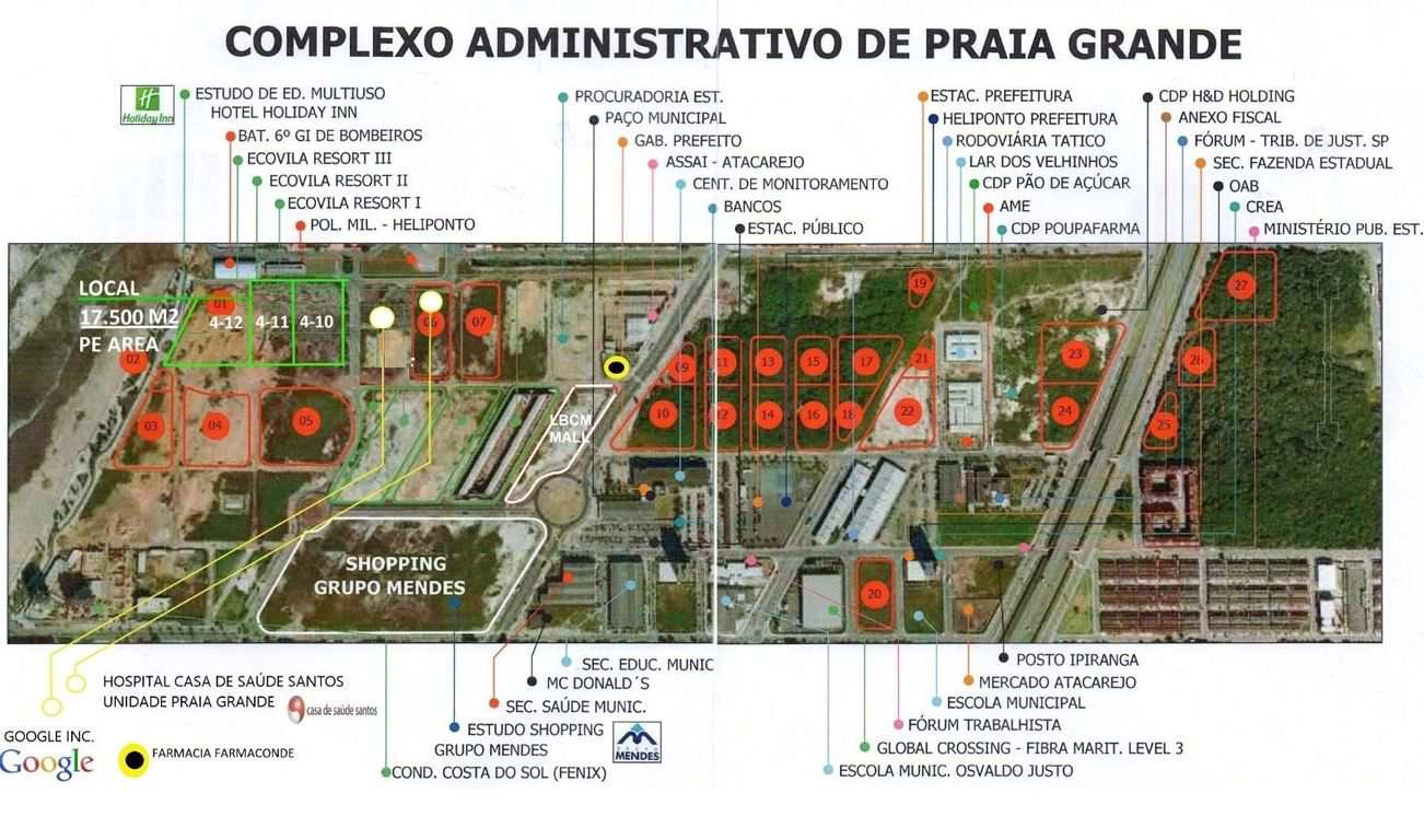 Interior do imóvel TERRENO PE NA AREIA PRAIA GRANDE 17.500 M2