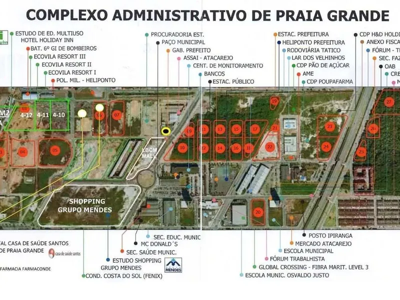 Interior do imóvel TERRENO PE NA AREIA PRAIA GRANDE 17.500 M2