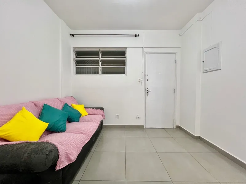 Interior do imóvel Apartamento com 1 quarto, Aviação, Praia Grande - R$ 260 mil, Cod: 1415