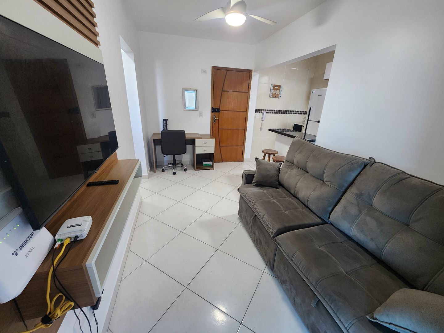 Foto 5 do imóvel Apartamento com 1 quarto, Caiçara, Praia Grande - R$ 375 mil, Cod: 3826