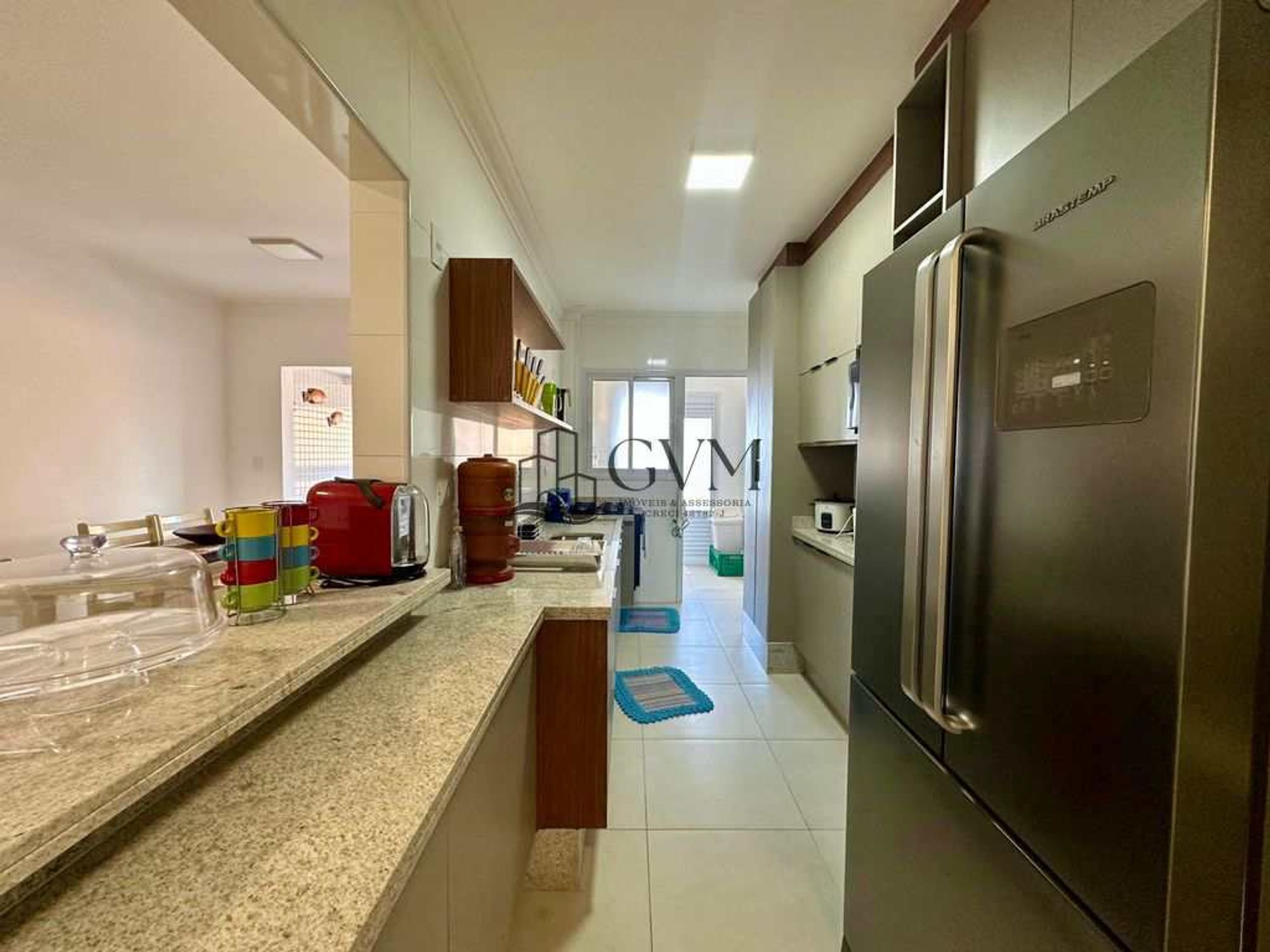 Foto 9 do imóvel Apartamento com 3 quartos, mobiliado, á venda no Canto do Forte em Praia Grande