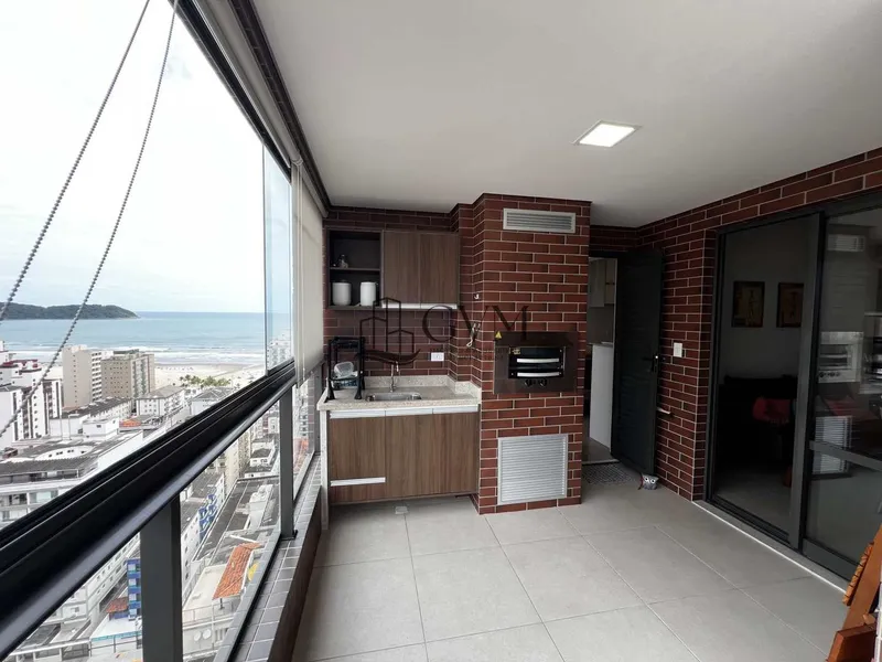 Interior do imóvel Apartamento com 2 quartos, Guilhermina, Praia Grande
