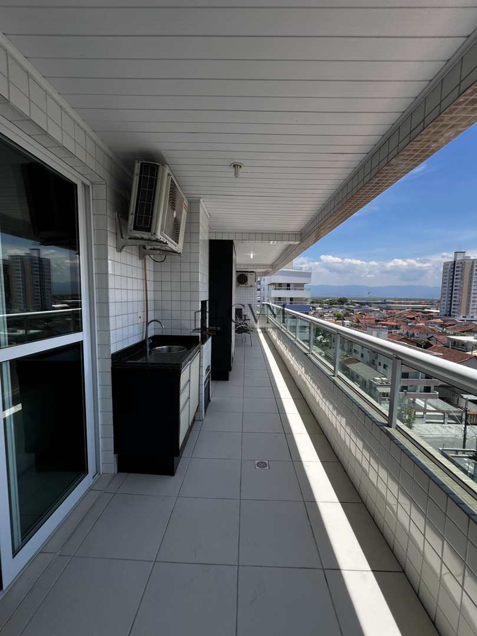 Interior do imóvel Apartamento com 2 quartos, Guilhermina, Praia Grande