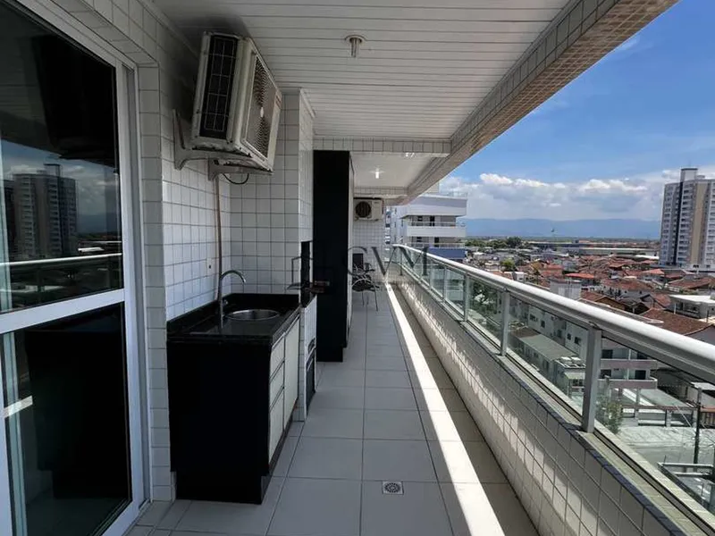 Interior do imóvel Apartamento com 2 quartos, Guilhermina, Praia Grande