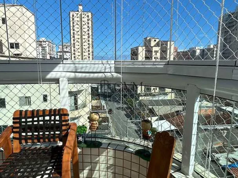 Interior do imóvel Apartamento com 2 quartos, Ocian, Praia Grande
