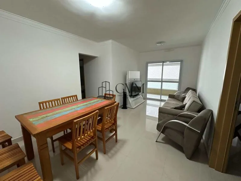 Interior do imóvel Apartamento mobiliado no Canto do Forte em Praia Grande/SP