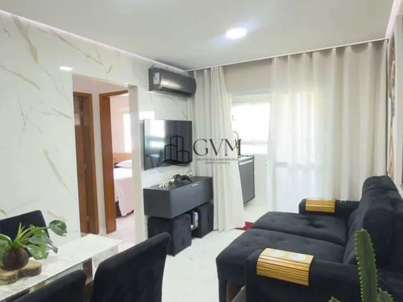 Interior do imóvel Apartamento com 1 quarto, Guilhermina, Praia Grande